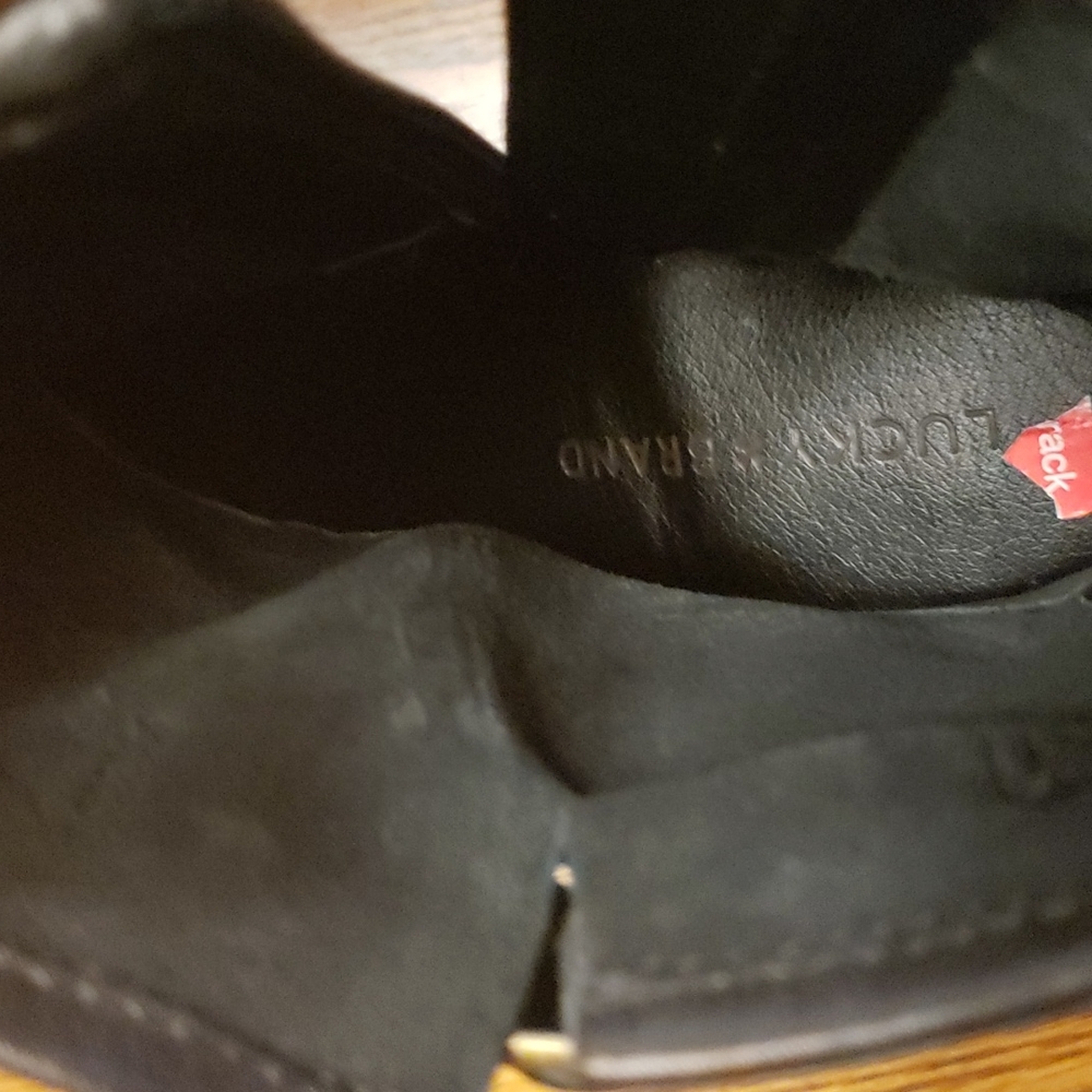 Lucky black leather boots - Picture 4 of 8